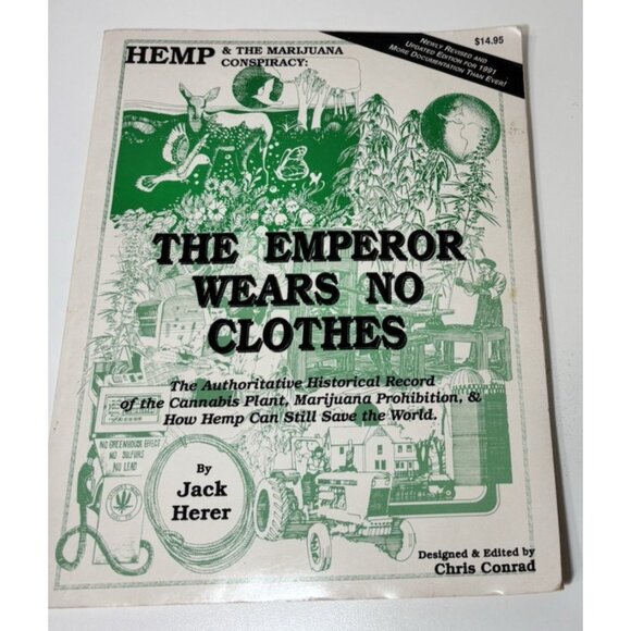 The Emperor Wears No Clothes 1991 Hemp Paperback Signed George Clayton Johnson - Picture 1 of 6